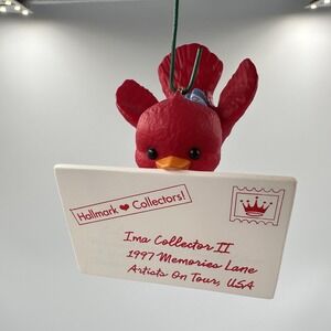 Vintage‎ 1997 Hallmark Keepsake Ima Collector II Artists On Tour Ornament Gift